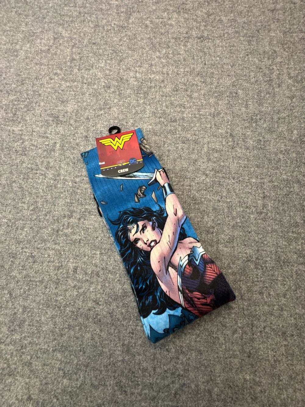 Bioworld Wonder Woman Crew Socks Size 10-13